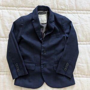 Zara Kids Navy Blazer with Button Detail